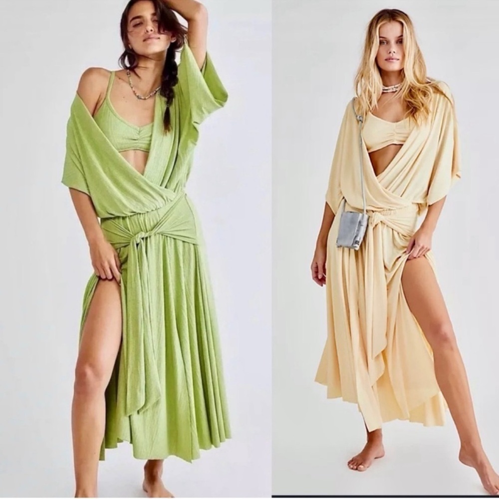 Free People Kauai Dress in Sage Green